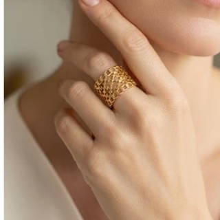 Anillo Dubai calado acero - Imagen 2