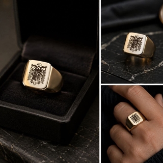 Anillo sello Águila - Imagen 1