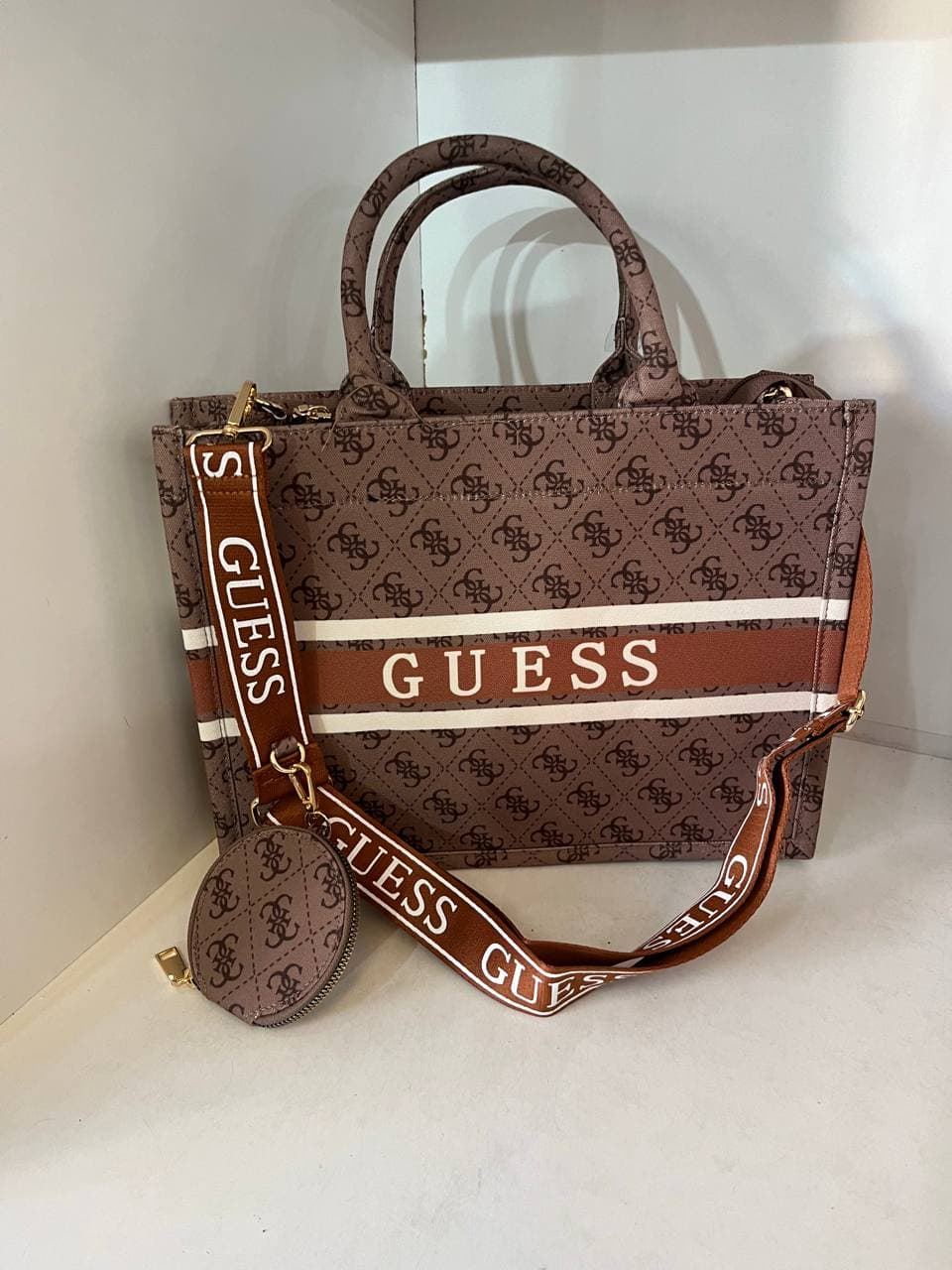 Bolso Guess tela - Imagen 6