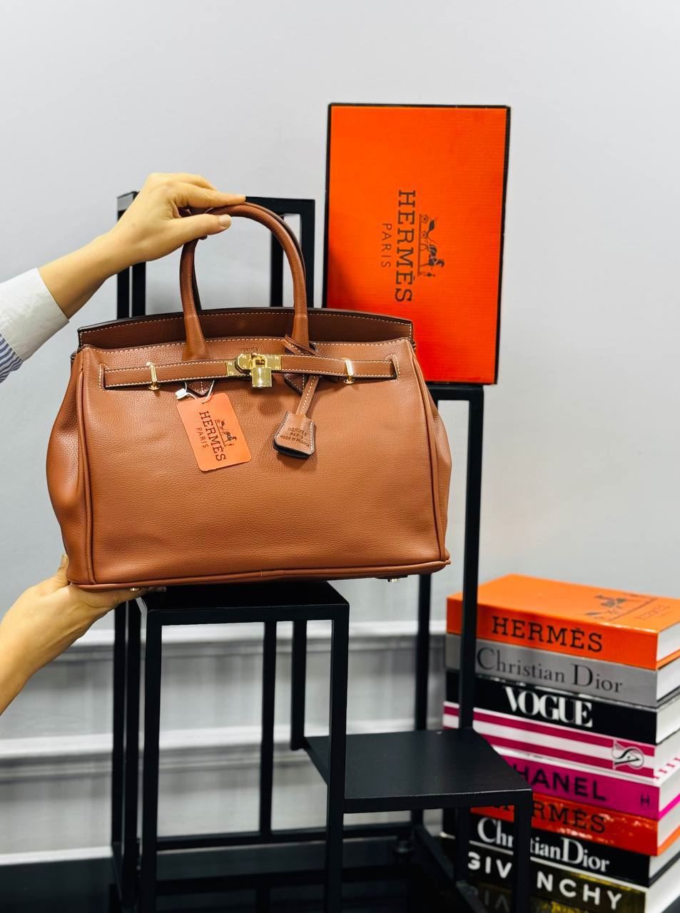 Bolso Hermes liso - Imagen 8