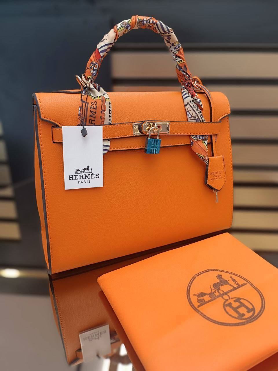 Bolso Hermes liso - Imagen 1