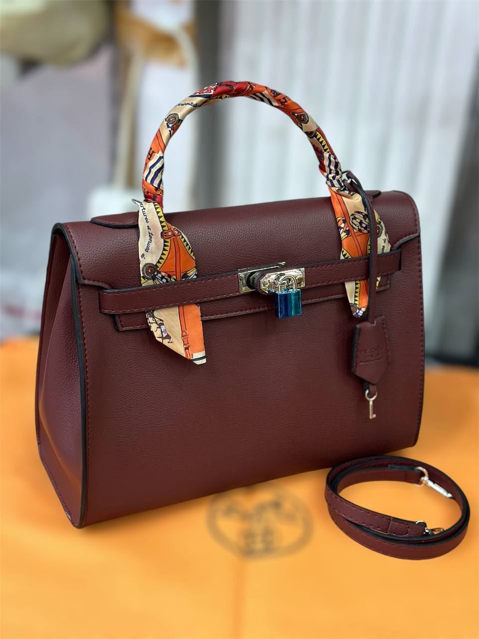 Bolso Hermes liso - Imagen 5