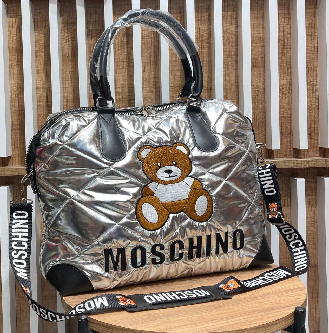 Bolso metalizado Moschino - Imagen 1