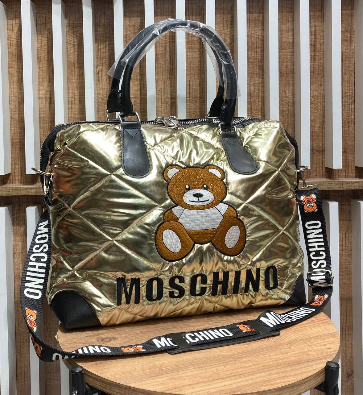 Bolso metalizado Moschino - Imagen 2