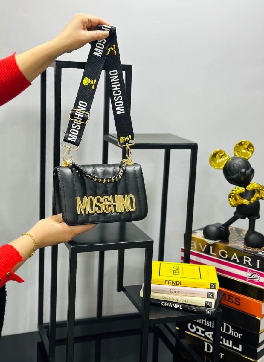 Bolso Moschino charol - Imagen 2