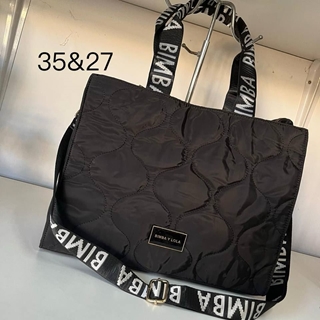 Bolso nylon B y L con asa bordada - Imagen 2