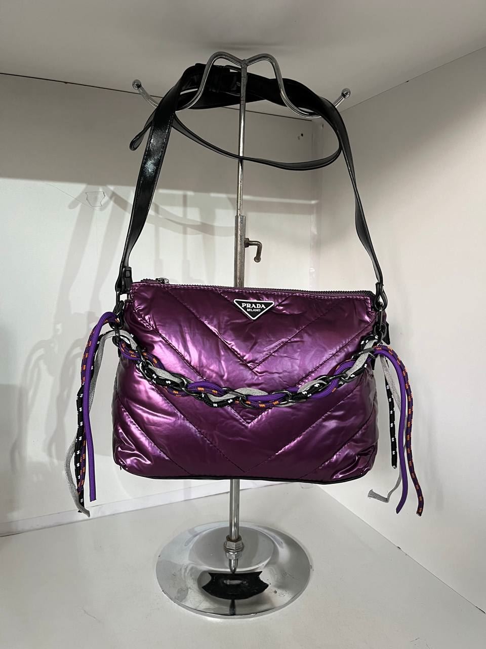 Bolso Prada metalizado - Imagen 1