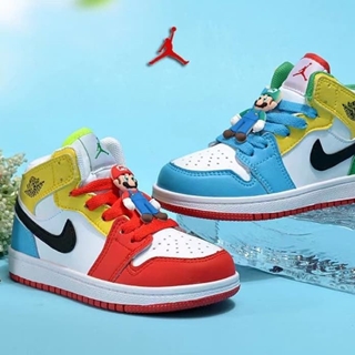 Bota Air Jordan Mid 1 super Mario y Luigi - Imagen 2