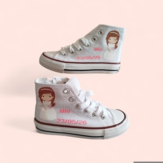 Bota Converse Chuck Taylor niña Primera comunión - Imagen 2