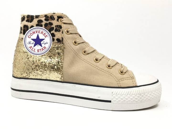 Bota Converse leopardo - Imagen 1