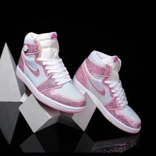 Bota Jordan 1 Mid con perlas - Imagen 2