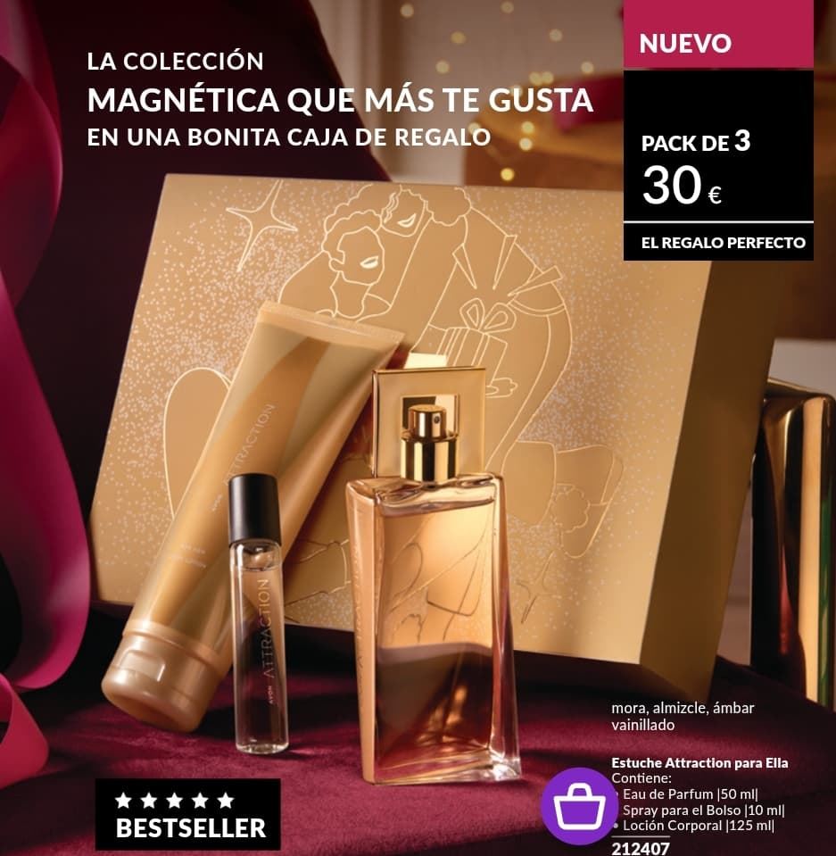 Caja regalo perfume Atracttion - Imagen 1