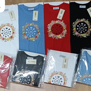 Camiseta círculo bimba con flores - Imagen 1