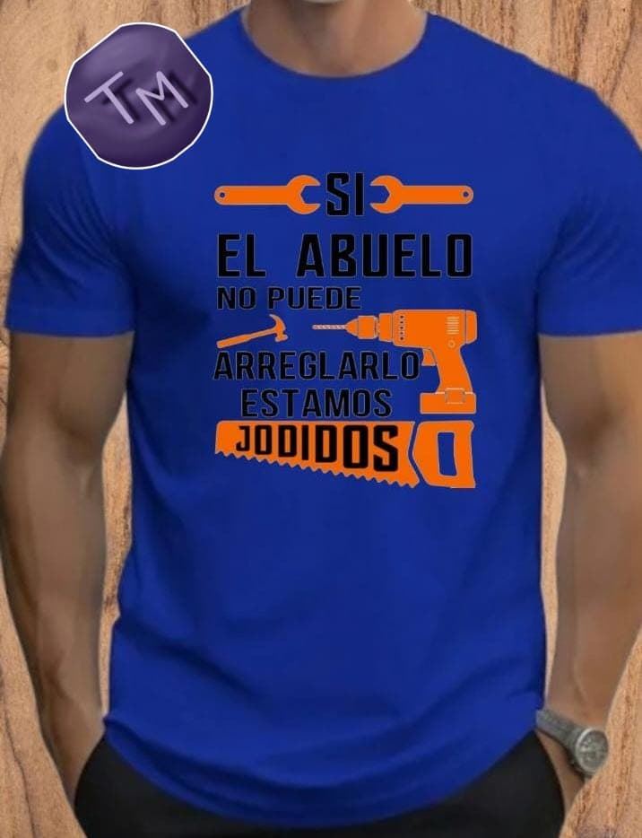 Camiseta día del padre y abuelo - Imagen 2