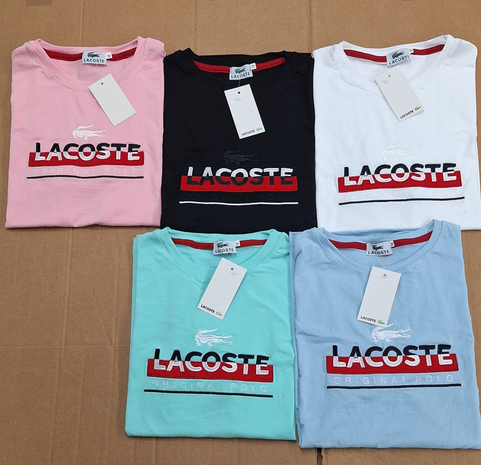 Camiseta Lacoste bordada - Imagen 1