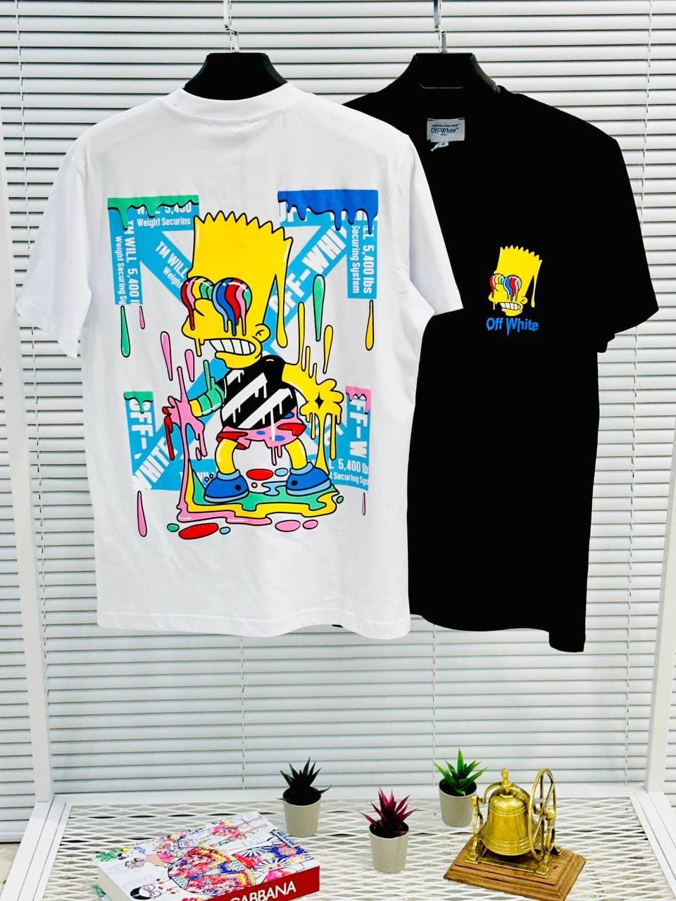 Camiseta Off White Simpson - Imagen 1