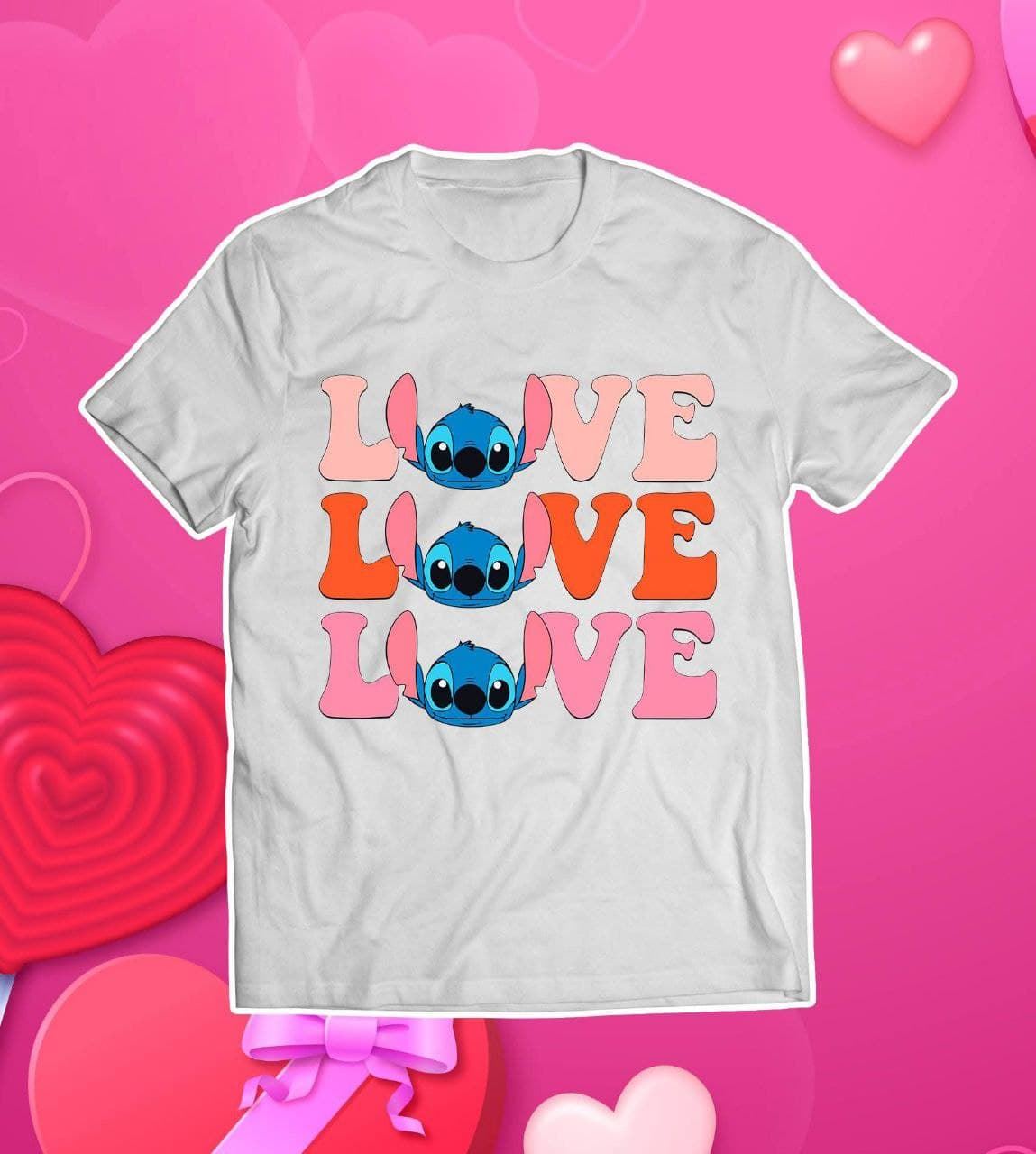 Camiseta Stich LOVE - Imagen 1