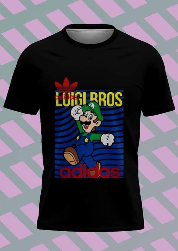 Camiseta Súper Mario y Adidas - Imagen 2