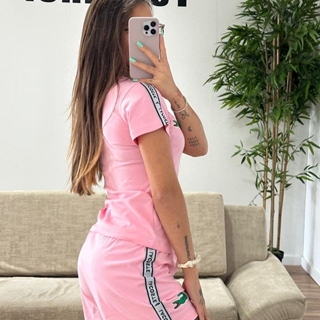 Camiseta y pantalón corto Lacoste de verano - Imagen 2