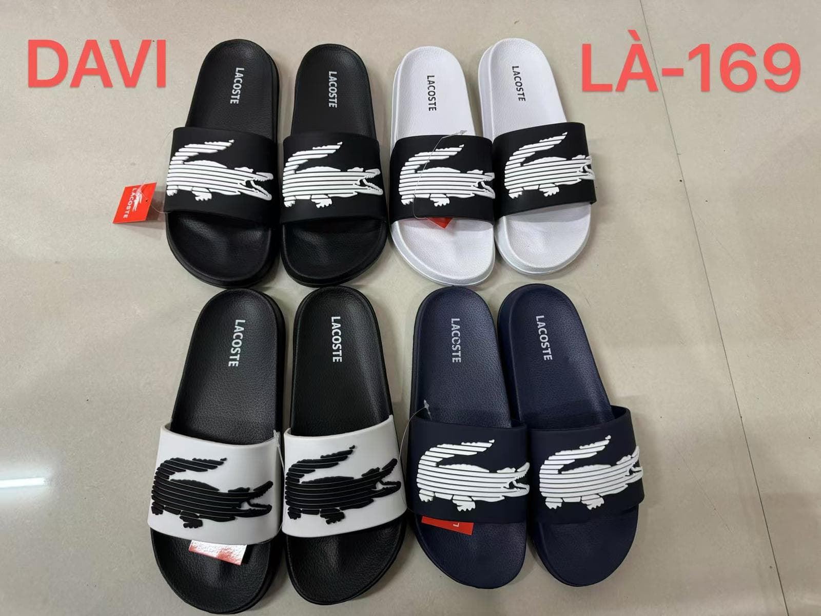 Chanclas Lacoste relieve - Imagen 1