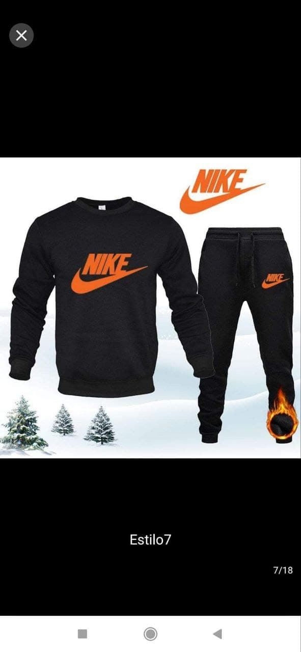 Chándal Nike logo naranja - Imagen 4