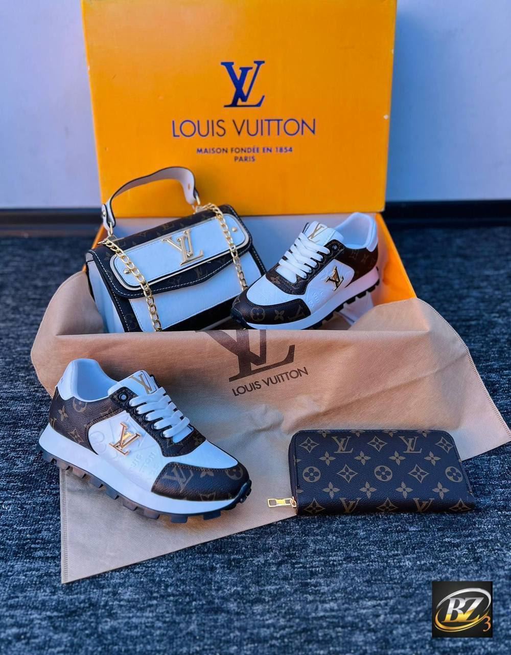 Combo de zapatillas y bolso Louis Vuitton - Imagen 1