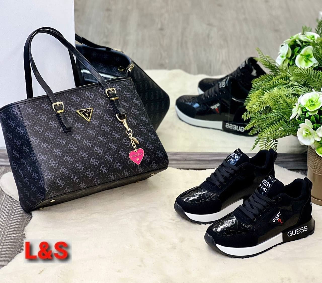 Combo Guess zapatillas y bolso a juego - Imagen 2