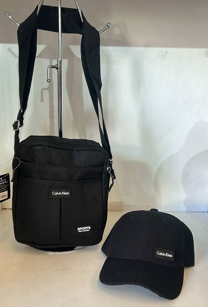 Conjunto bolso y gorra Calvin Klein - Imagen 1