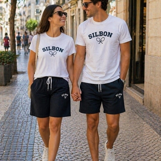 Conjunto camiseta y pantalón corto Silbon - Imagen 2