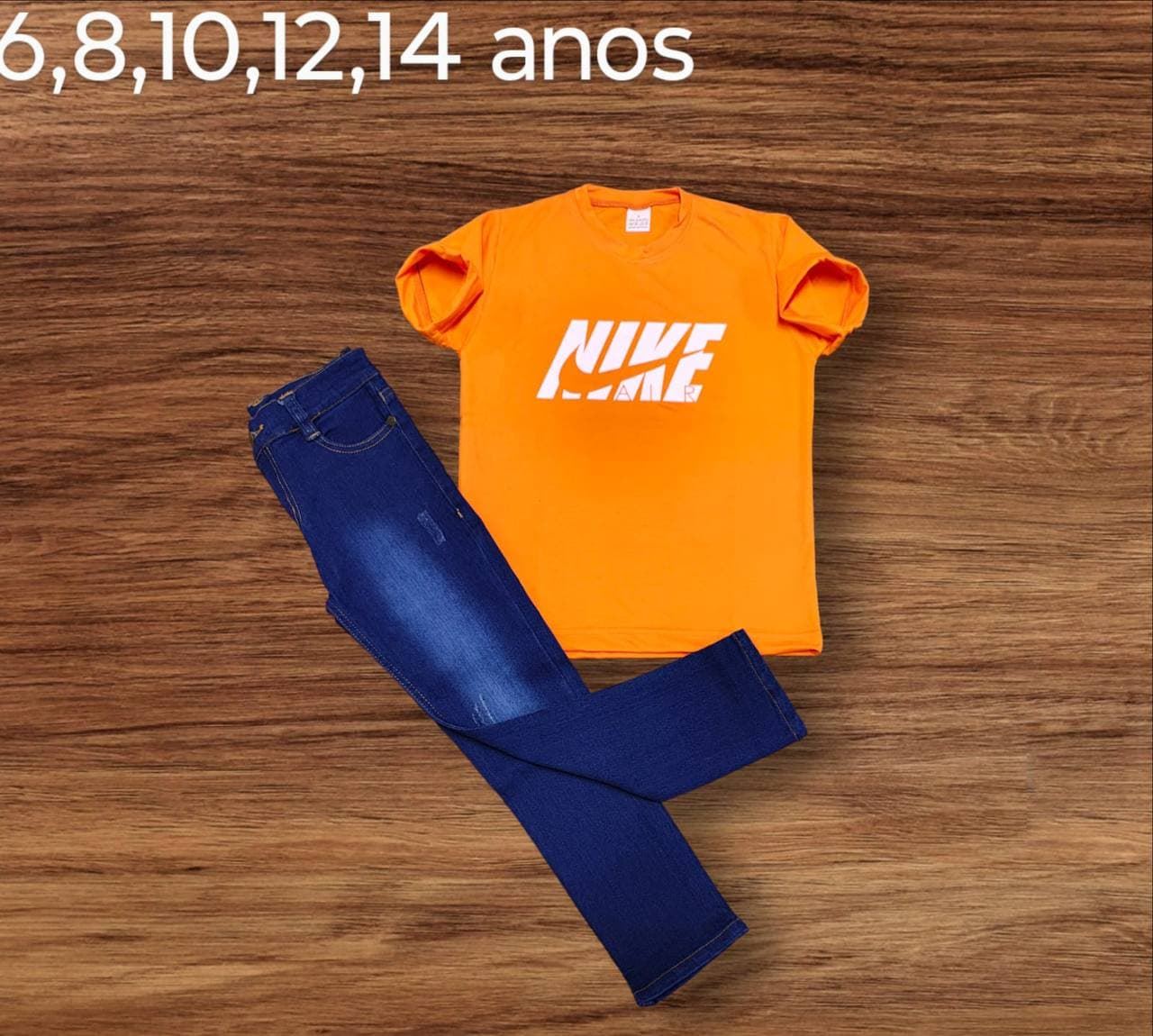 Conjunto camiseta y vaqueros niños - Imagen 1