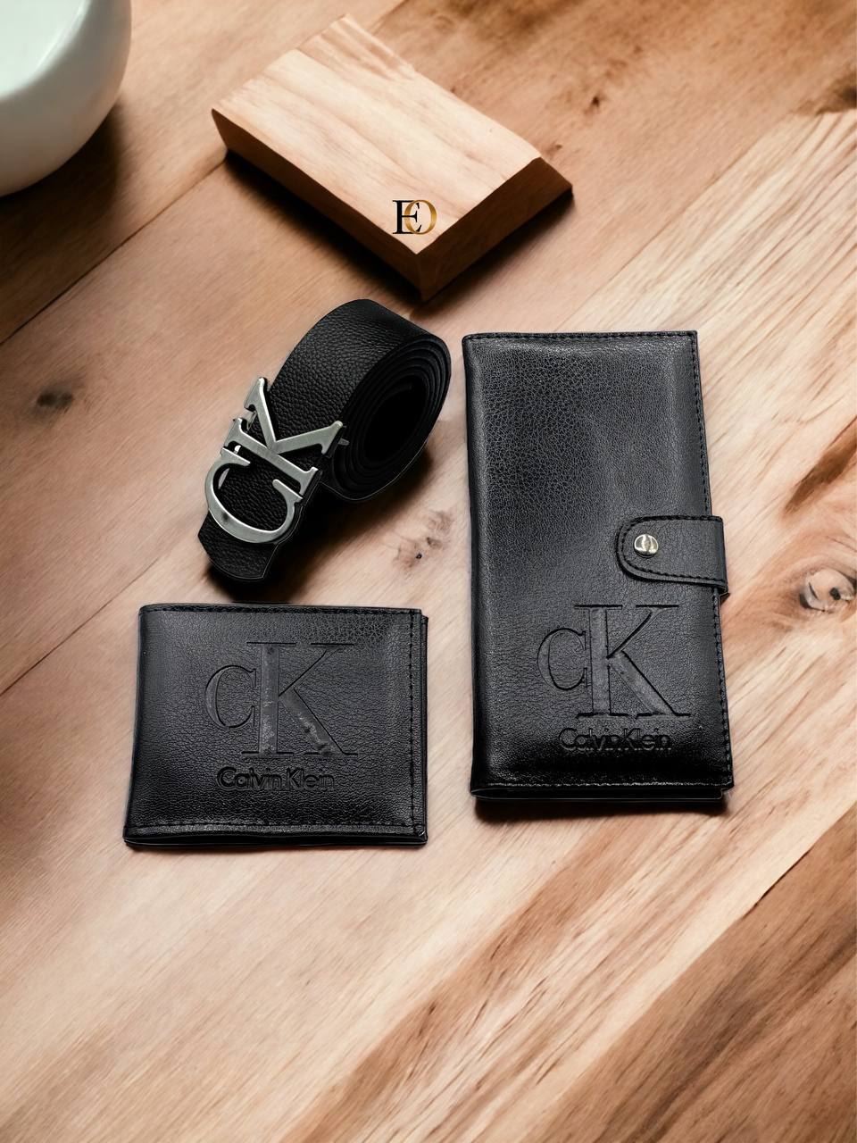 Conjunto cartera y cinturón Calvin Klein - Imagen 1