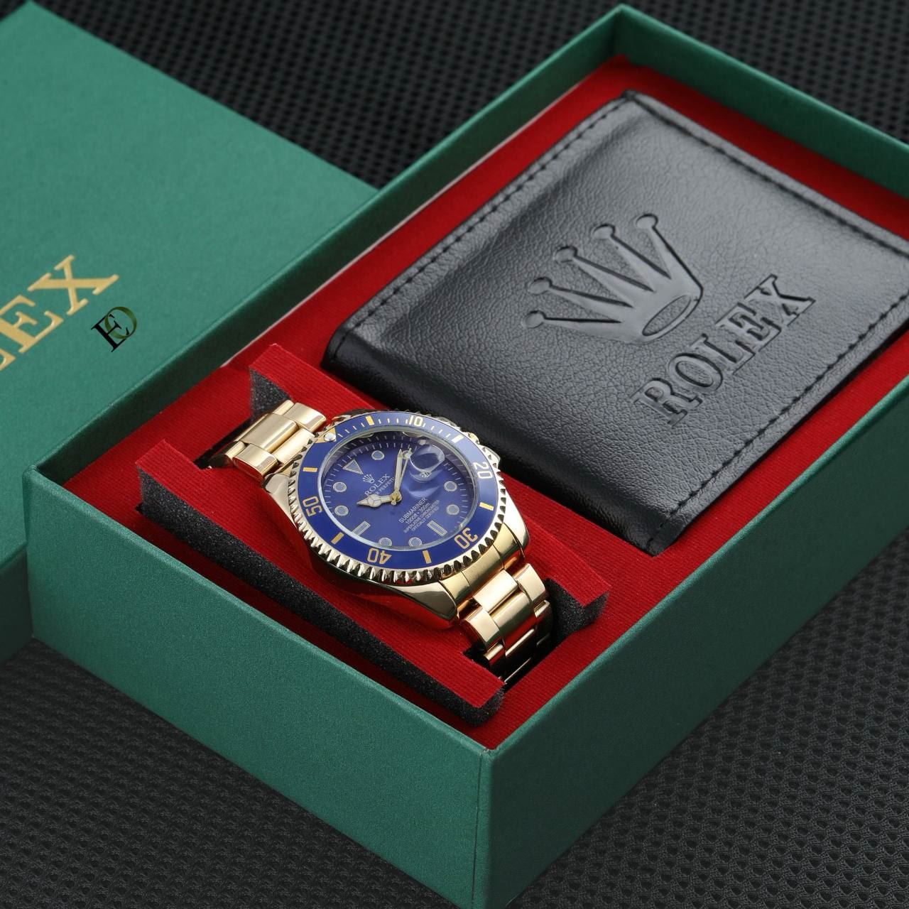 Conjunto cartera y reloj Rolex - Imagen 3