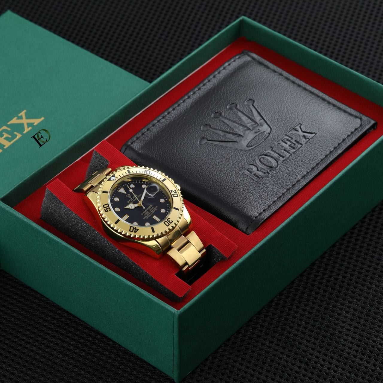 Conjunto cartera y reloj Rolex - Imagen 4