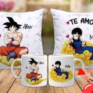 Conjunto cojín y taza dragón ball - Imagen 1