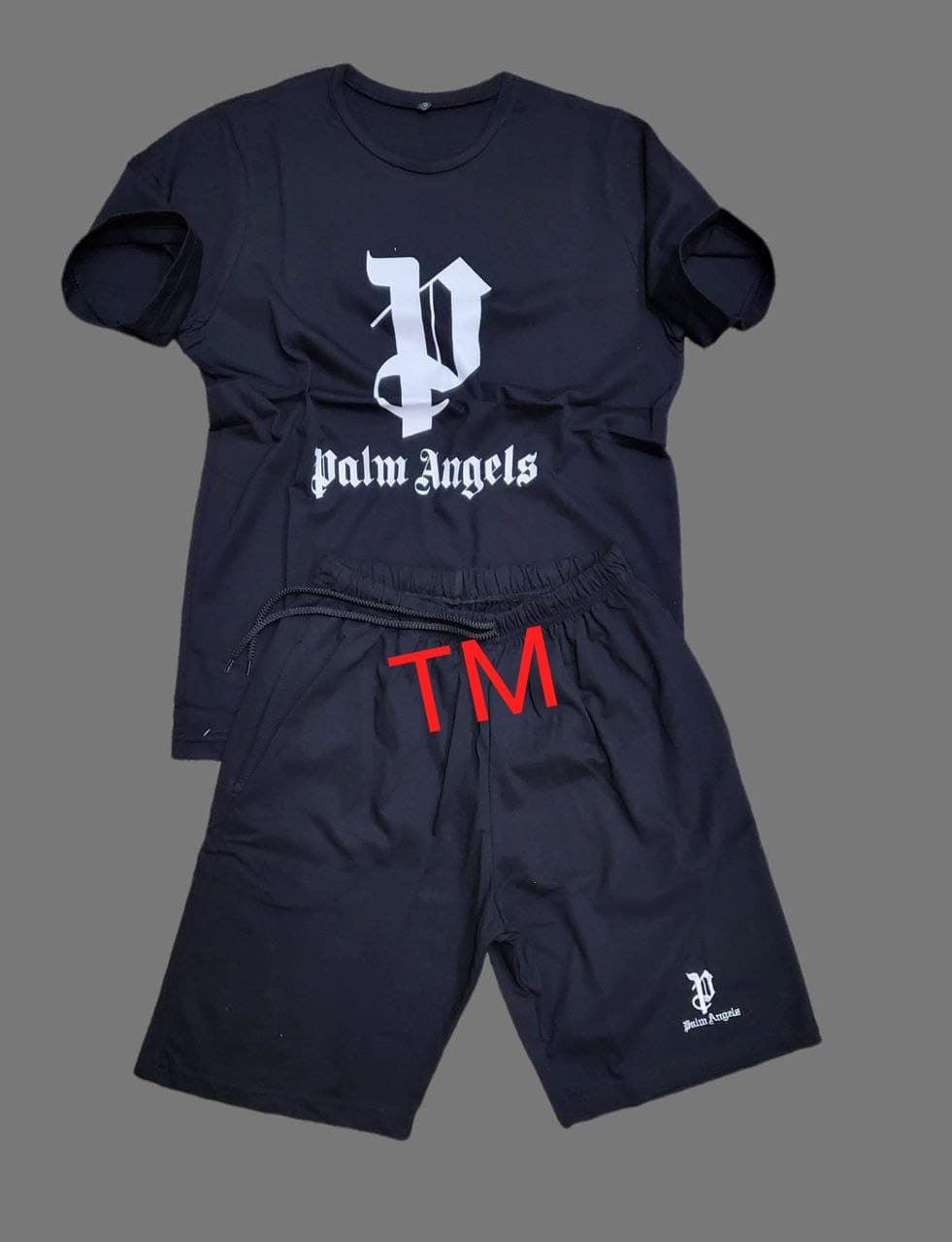 Conjunto de camiseta y pantalón corto Palm Angels - Imagen 2