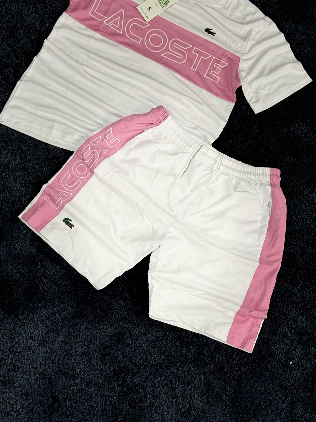 Conjunto Lacoste rosa - Imagen 2