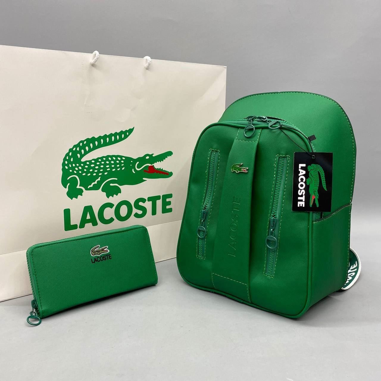 Conjunto mochila y cartera Lacoste - Imagen 3