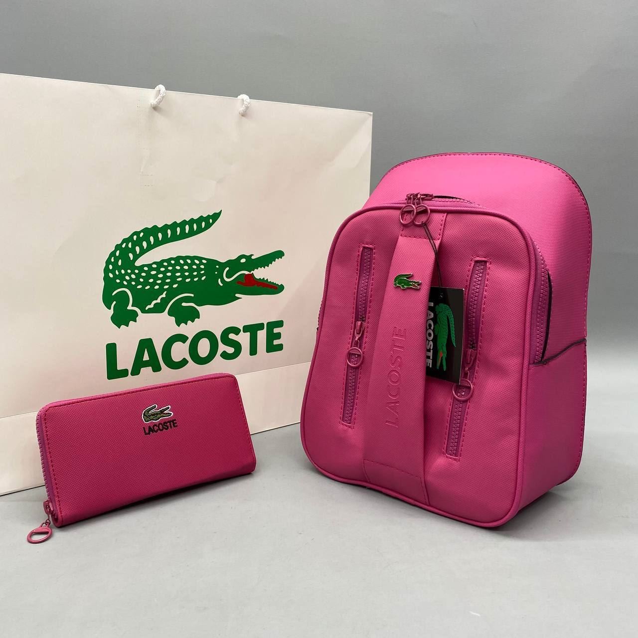 Conjunto mochila y cartera Lacoste - Imagen 5