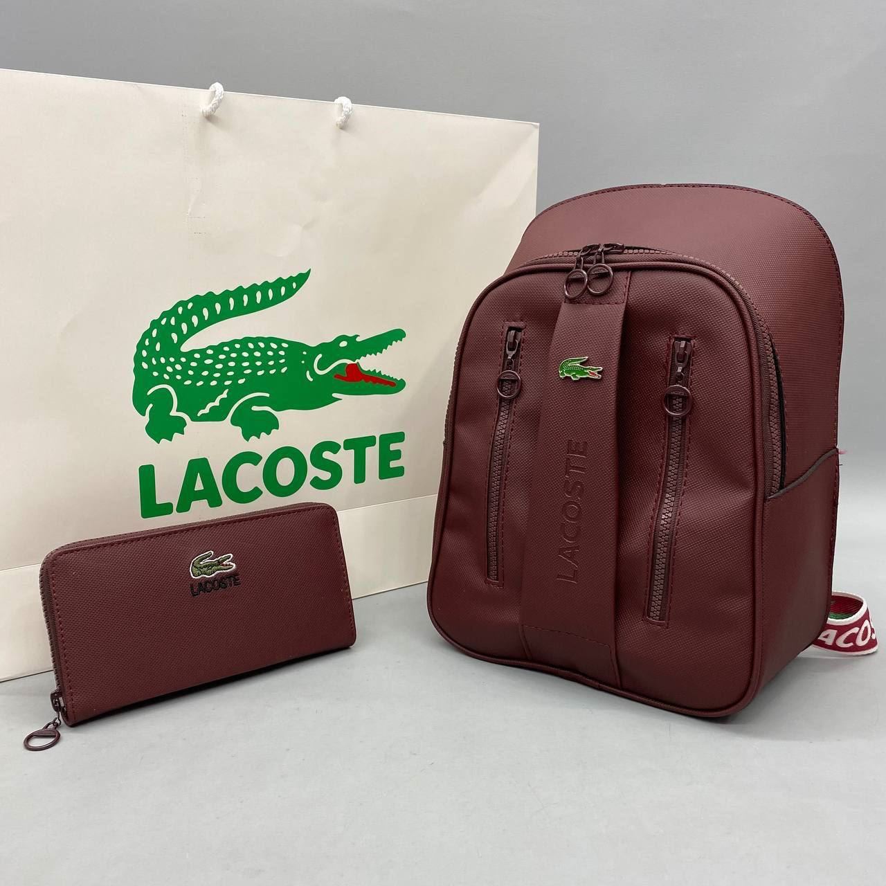 Conjunto mochila y cartera Lacoste - Imagen 6