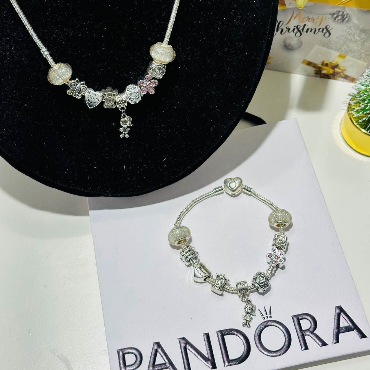 Conjunto Pandora colgante y pulsera a juego - Imagen 7