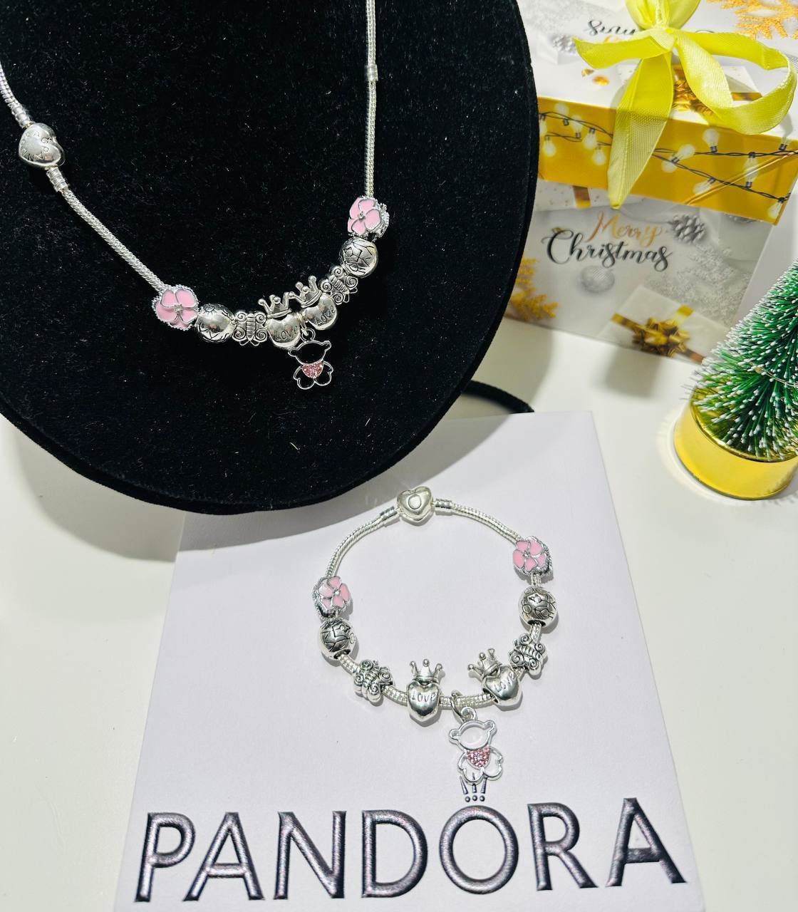 Conjunto Pandora colgante y pulsera a juego - Imagen 8