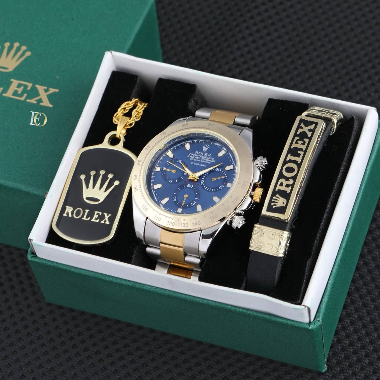 Conjunto Rolex pulsera y colgante a juego - Imagen 1