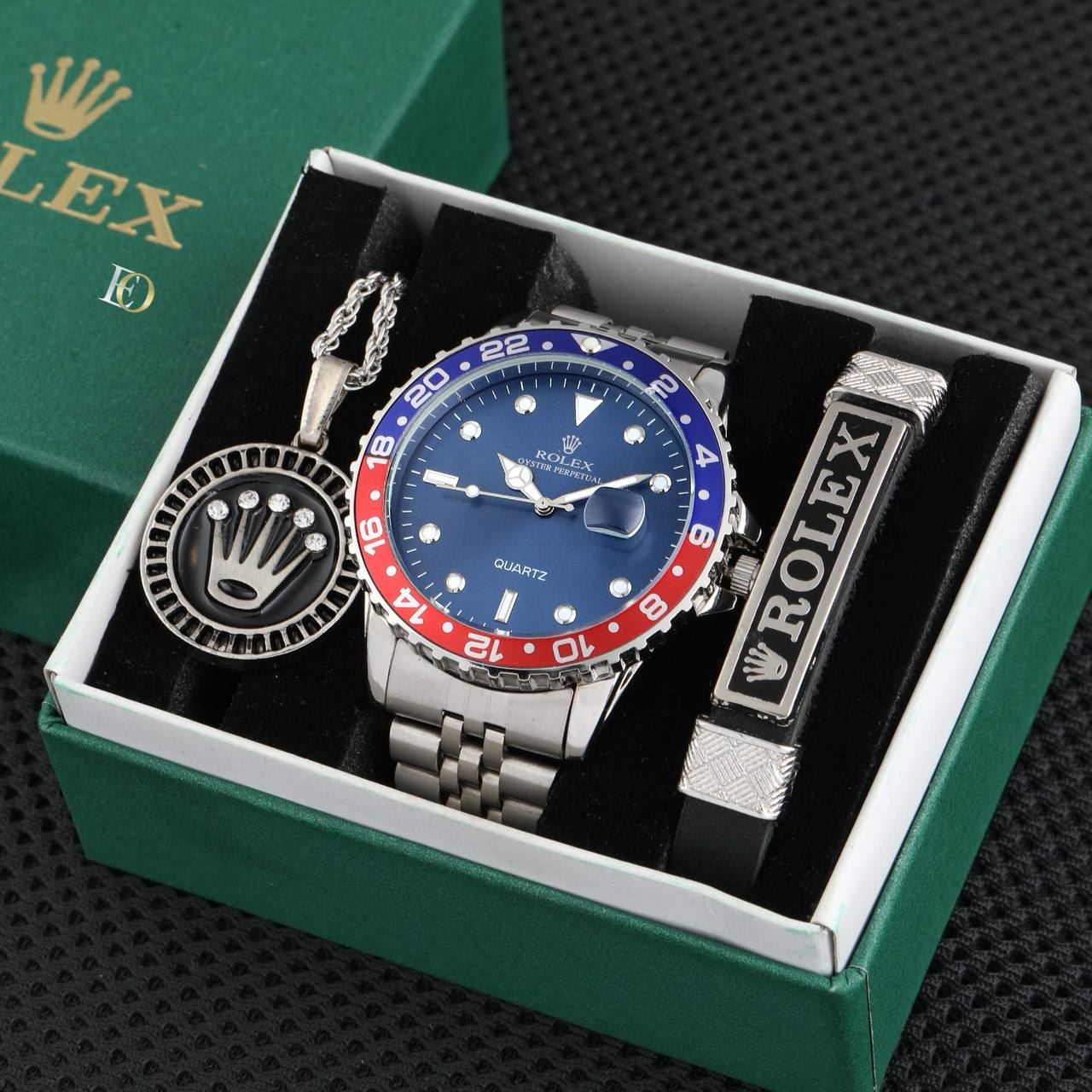 Conjunto Rolex pulsera y colgante a juego - Imagen 5