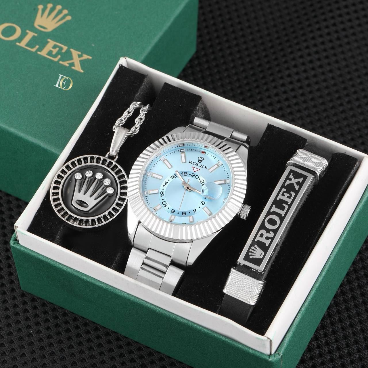 Conjunto Rolex pulsera y colgante a juego - Imagen 7