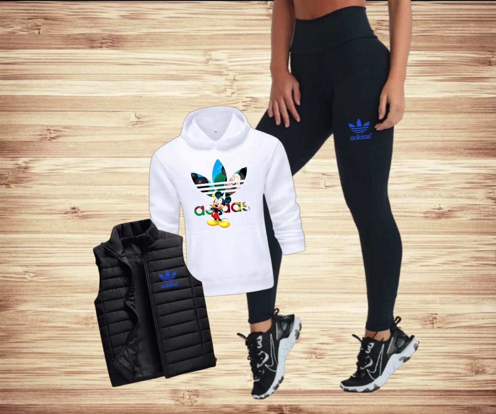 Conjunto tres piezas mujer Adidas - Imagen 1