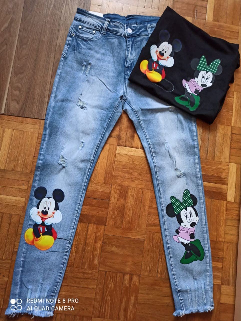 Conjunto vaquero y camiseta Disney - Imagen 1