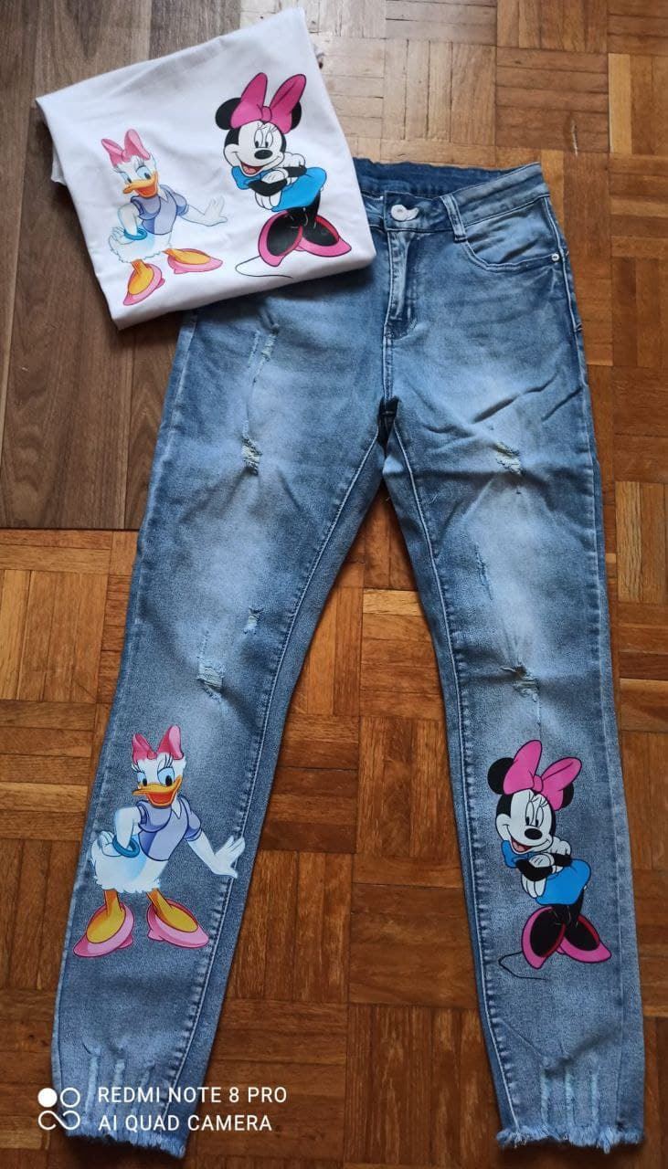 Conjunto vaquero y camiseta Disney - Imagen 2