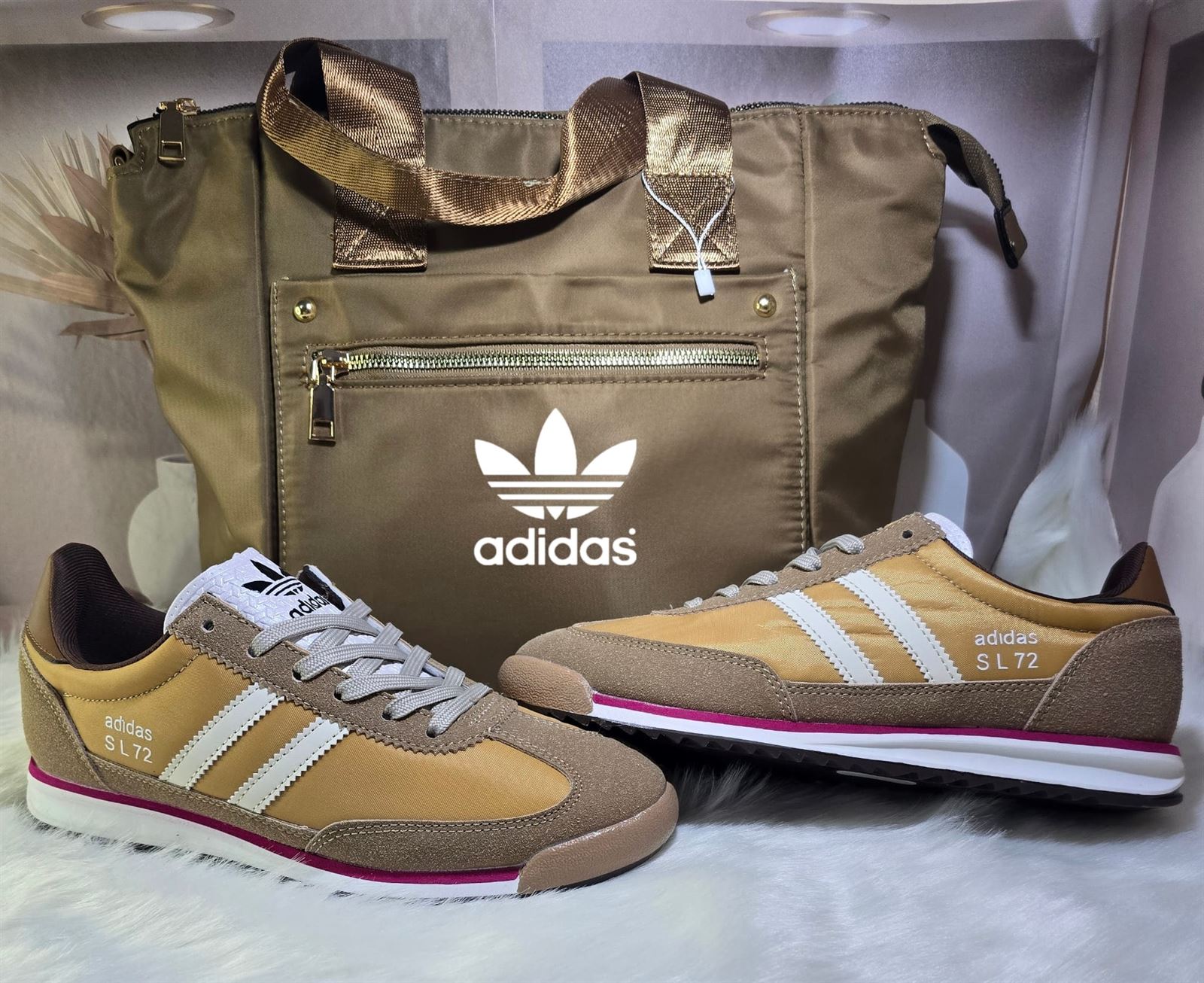 Conjunto zapatillas Adidas SL 72 y bolso a juego - Imagen 1