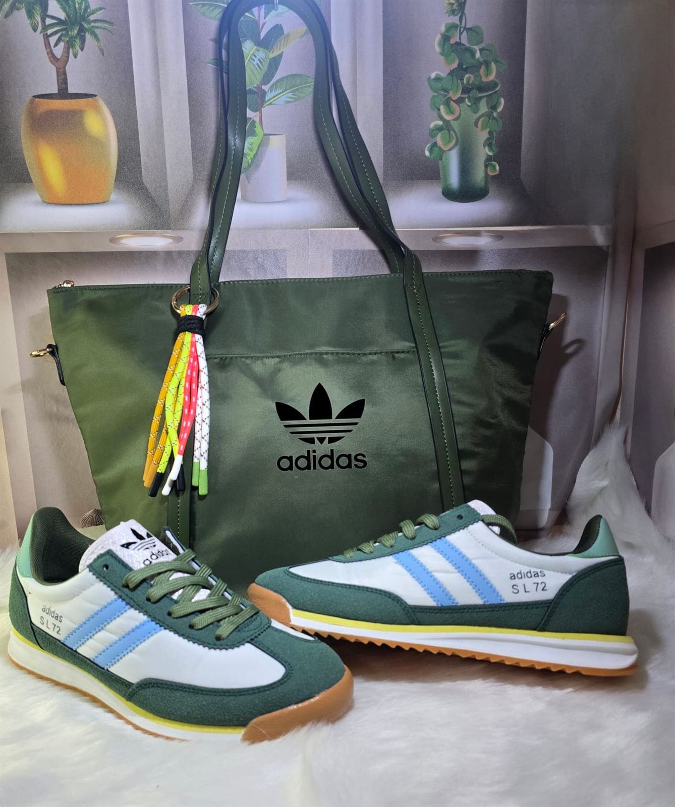 Conjunto zapatillas Adidas SL 72 y bolso a juego - Imagen 3