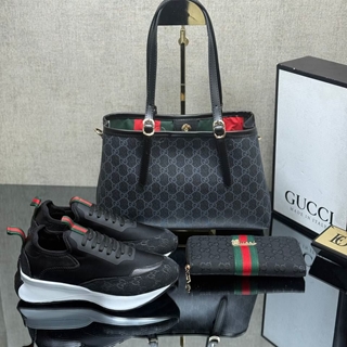 Conjunto zapatillas bolso tótem y cartera a juego Gucci - Imagen 2
